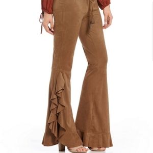 Perfect condition boho flare ruffle pants